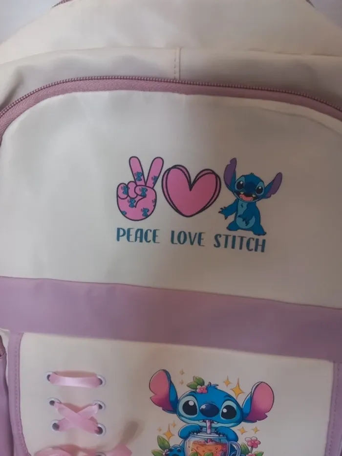 Sac à dos / cartable stitch neuf - photo numéro 3
