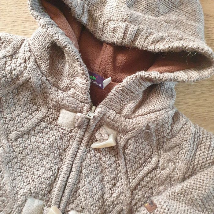 💚 Gilzt à capuche 12 mois #emyfleury_12moisgarçon - photo numéro 2