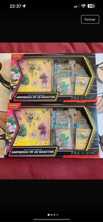 2 coffret ampibidou ex de mashyn Pokémon