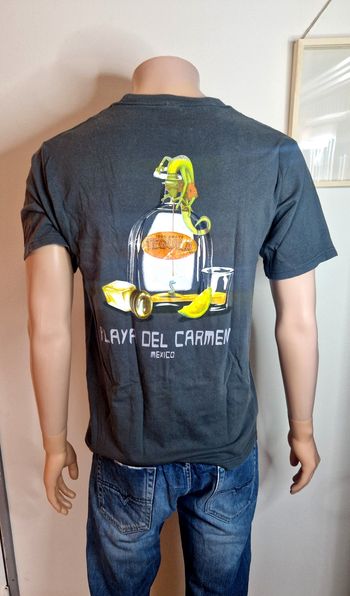 VINTAGE – T-shirt Souvenir Mexico – Taille M  – Style Summer / Tequila