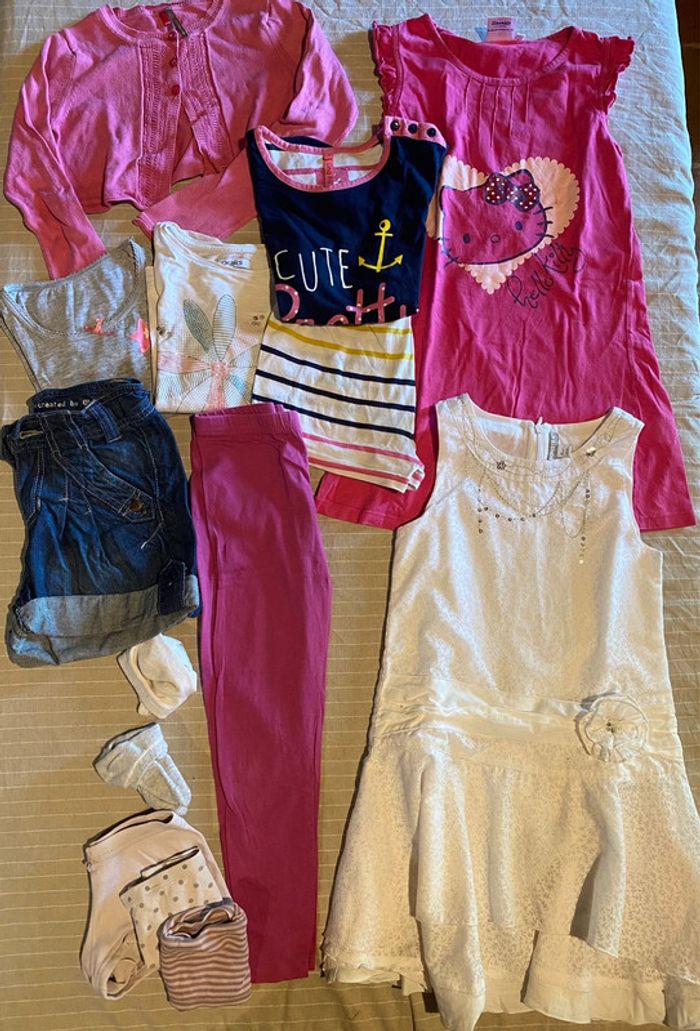 Lot de vêtements pour filles printemps été taille 6 ans