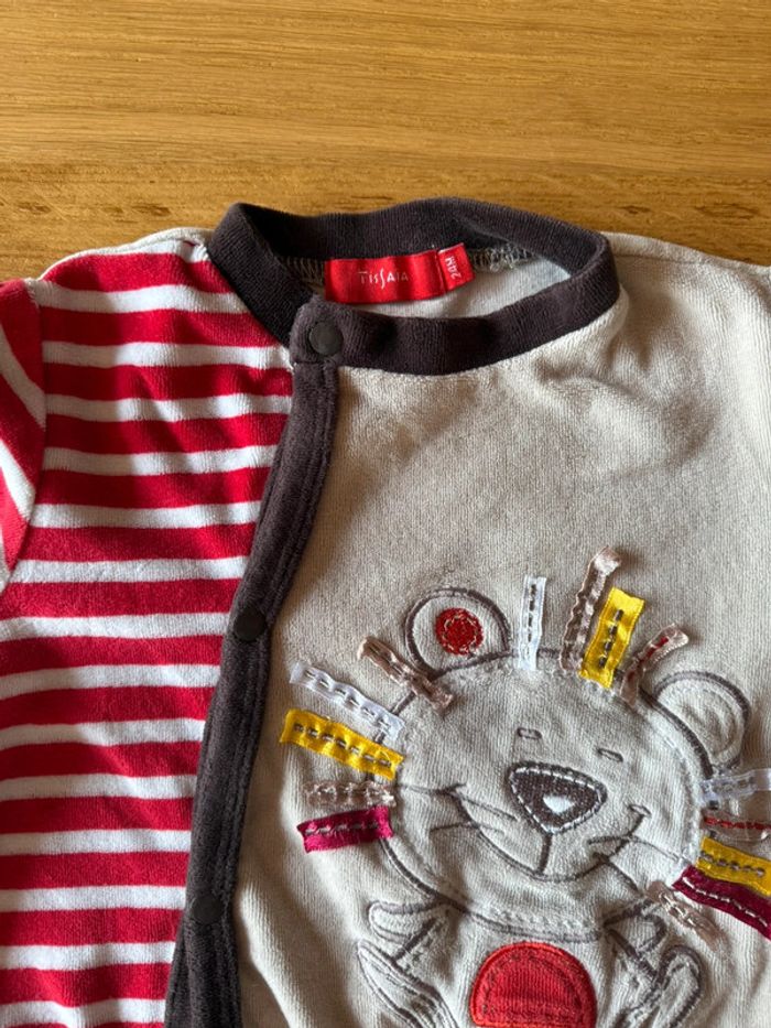 Lot 2 pyjamas 1 pièce 24 mois - photo numéro 3