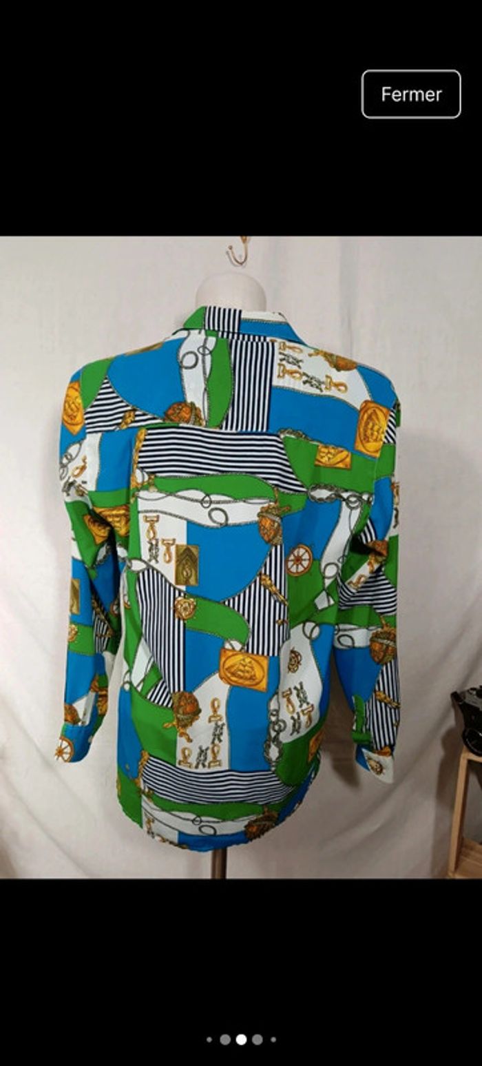 Burberrys | Chemise motif marin |   t. 38 - photo numéro 9