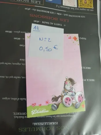 Feuille Diddl A6 2 0,50€