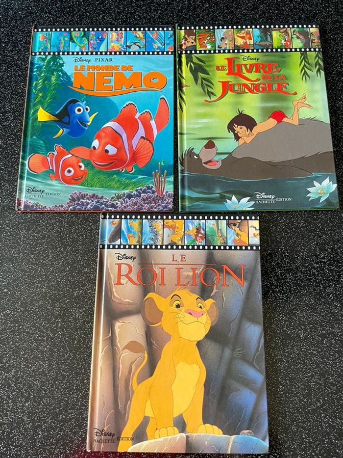 3 livres Disney