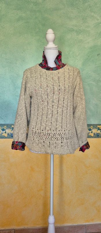 Pull femme beige Scott & Fox 38