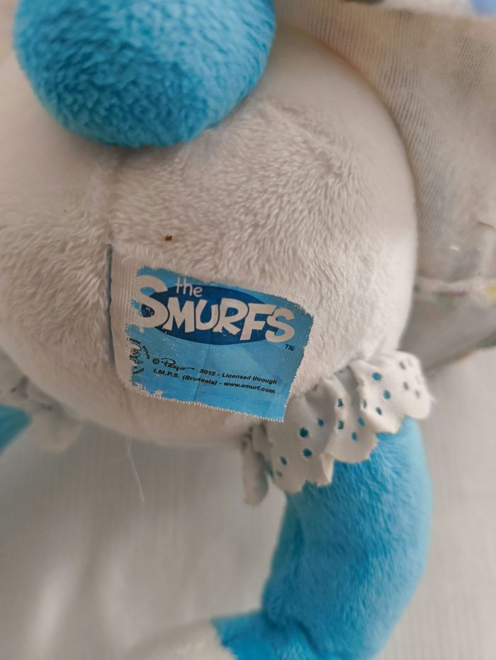 Grande peluche schtroumpfette - photo numéro 2
