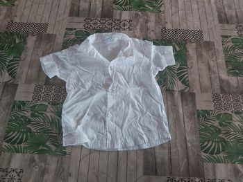 Chemise courte blanche