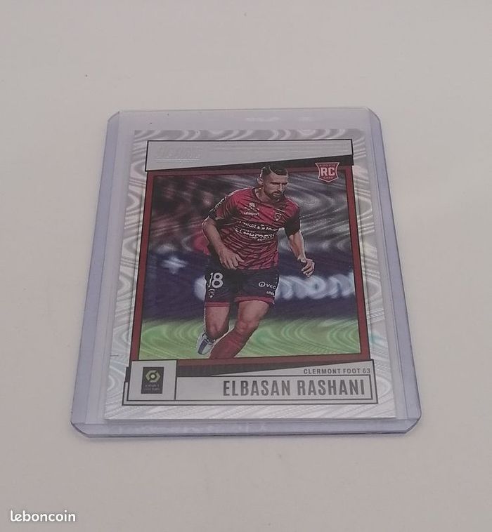 Carte Panini score Ligue 1 2022-23 Rookie Card Swirl Elbasan Rashani n°42. - photo numéro 2