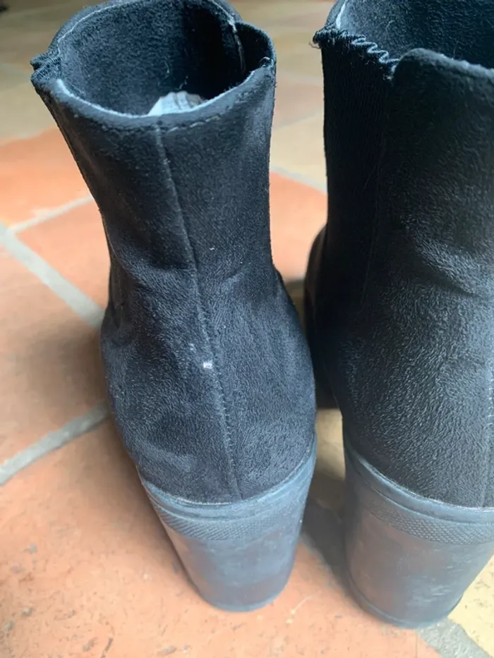 Bottines à talon compensées - photo numéro 7