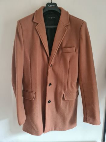 Manteau boutonné camel Frilivin / Taille XL