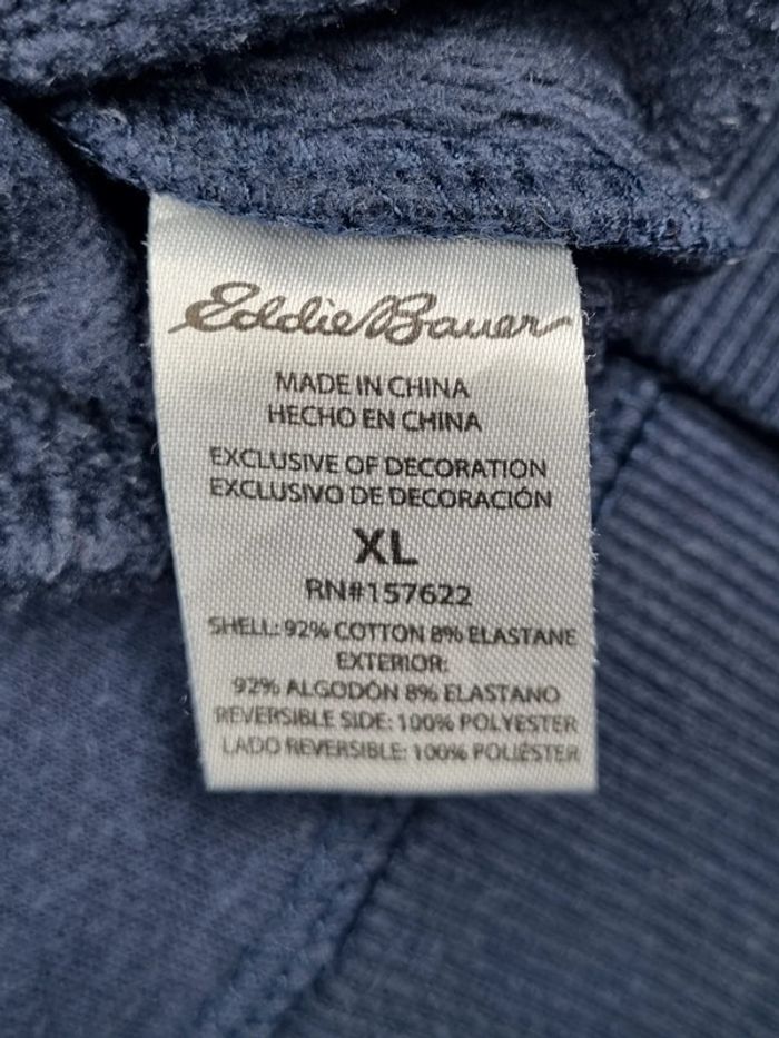 Sweat Eddie Bauer bleu marine – Taille XL Homme (mesures en photos) - photo numéro 6