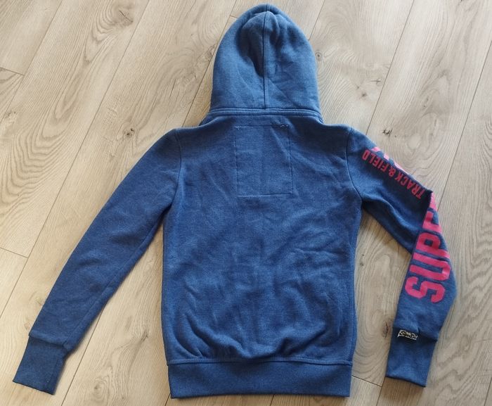 Sweat à capuche zippé Superdry femme taille XS - photo numéro 5