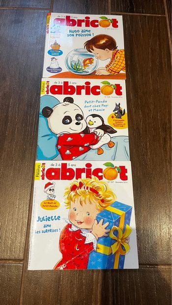 Lot magazine abricot