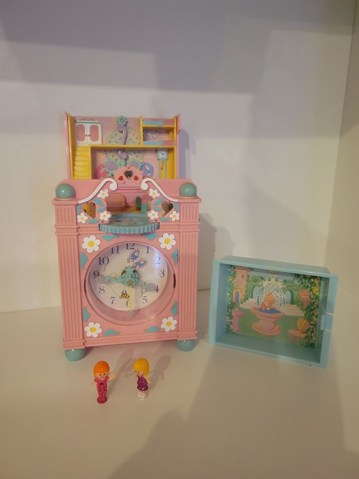 Polly Pocket Vintage Funtime Clock Playset de 1991