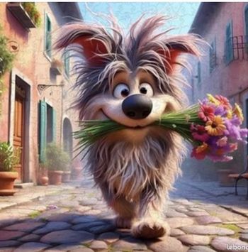 Puzzle en bois adulte  Xl  500 pièces neuf chien la belle et le clochard 