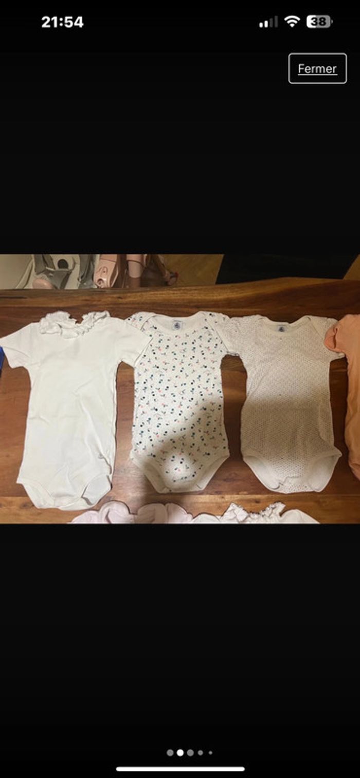 Bodies fille 12 mois petit bateau - photo numéro 2