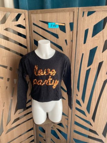 T-shirt fille 8 ans à sequins