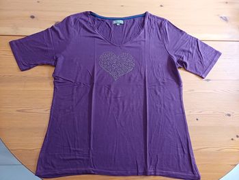 Tee-shirt violet