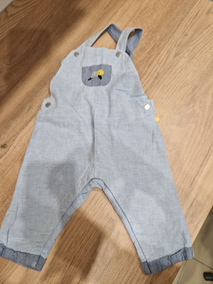 Salopette avec body à col 9 mois - photo numéro 3