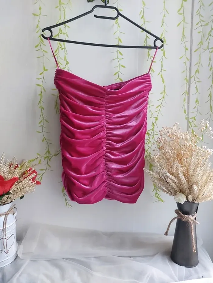 Mini-jupe Zara – S – Fuchsia – État : Excellent