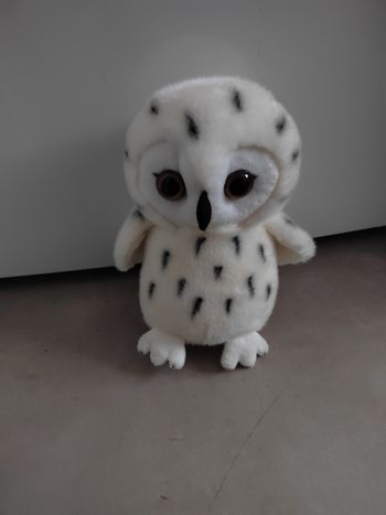Peluche chouette harfang