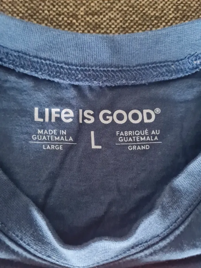 T-shirt Life is good - photo numéro 3