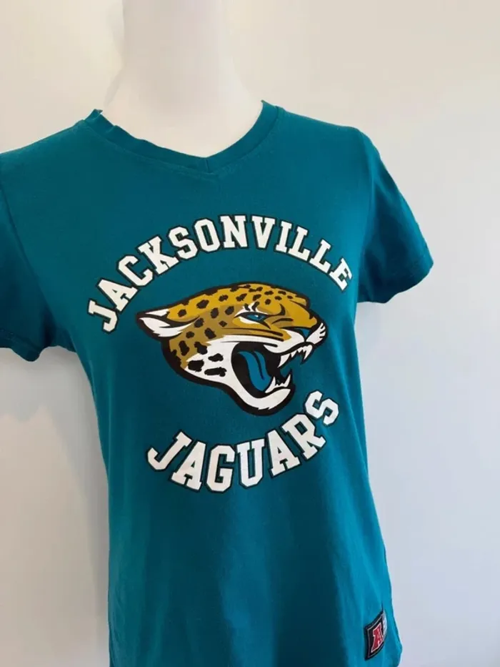 T-shirt Jacksonville Jaguars football américain NFL taille L - photo numéro 3