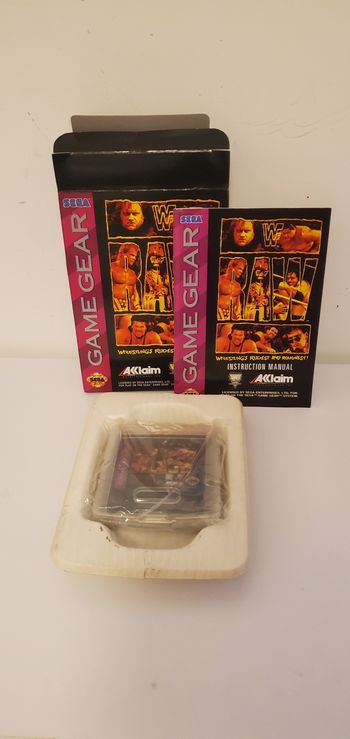 Wwf raw game gear