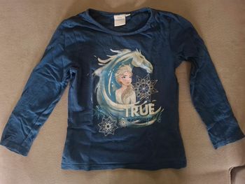 T shirt manche longue reine des neiges taille 5 ans