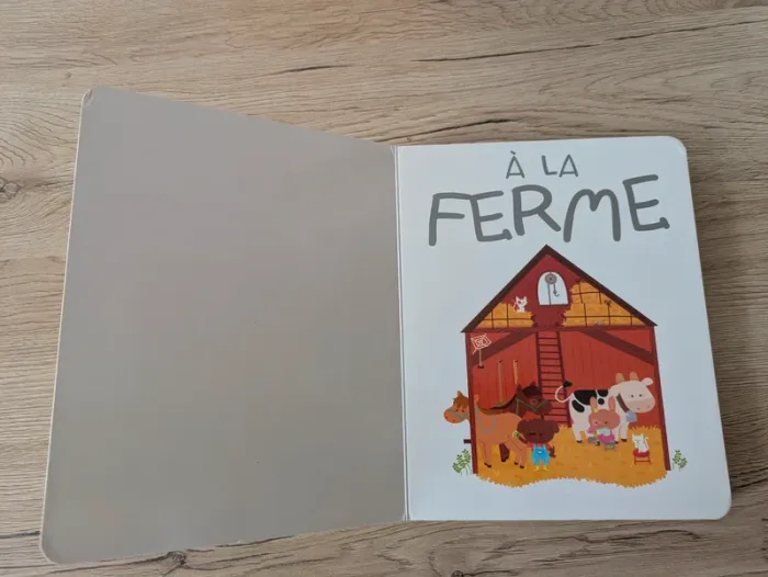 Livre carton jeune enfant La Ferme - photo numéro 4