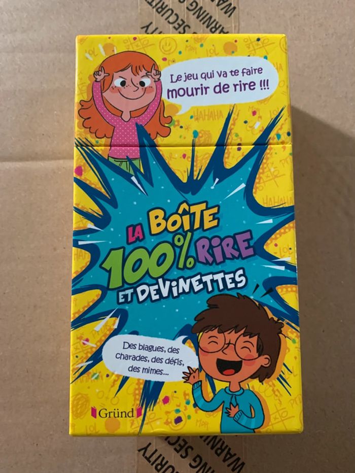 La boîte 100% rire et devinettes