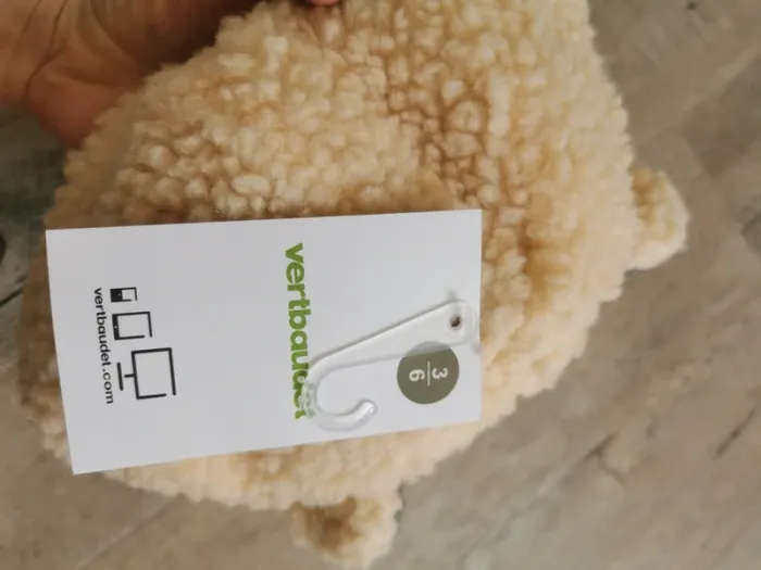 Mignonne casquette ourson en sherpa avec oreilles neuve - photo numéro 2