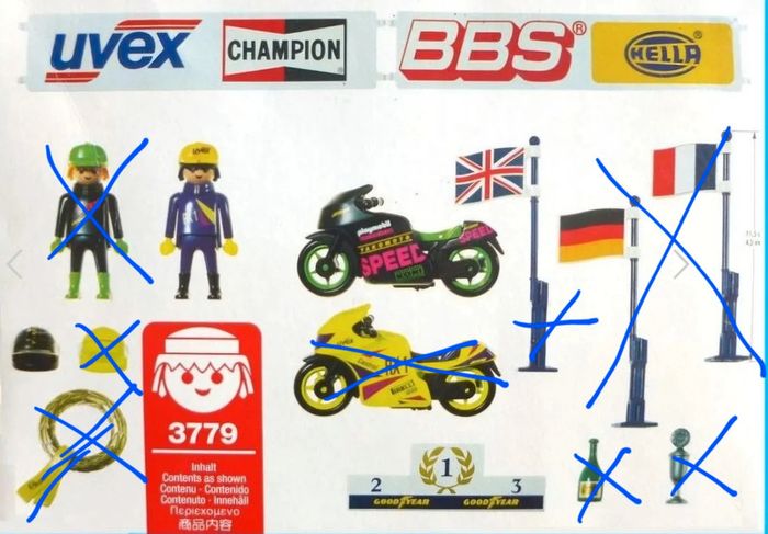 Playmobil 3779 pilote moto de course 1992 - photo numéro 7