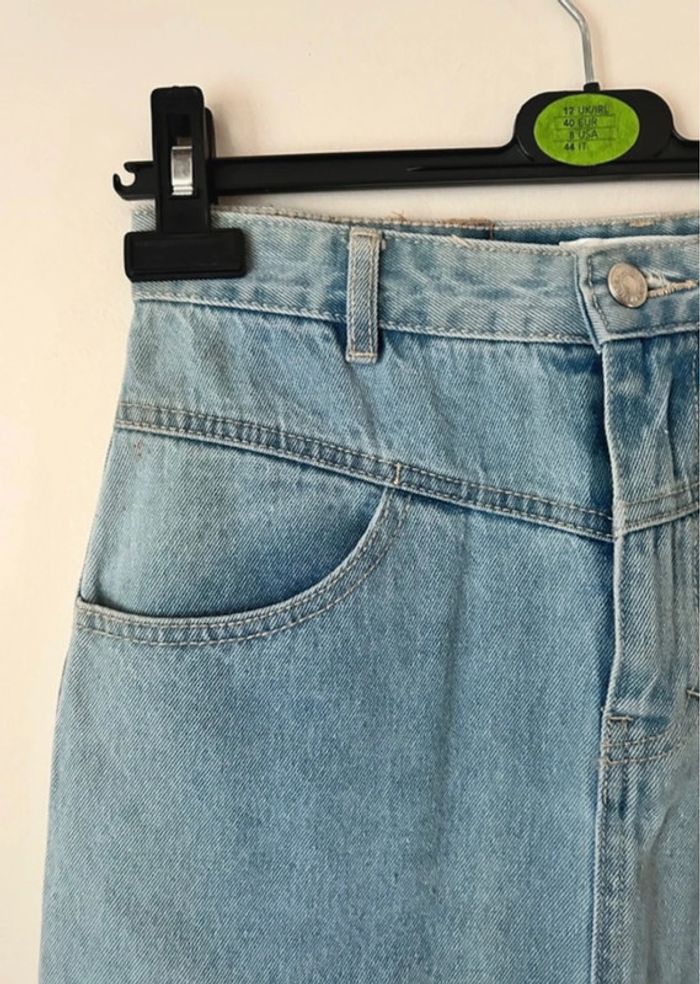 Jupe en jean, bleue, Pull & Bear - photo numéro 2