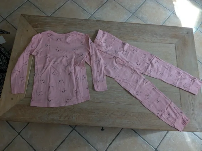 Pyjama fille 7/8 ans chat - photo numéro 2