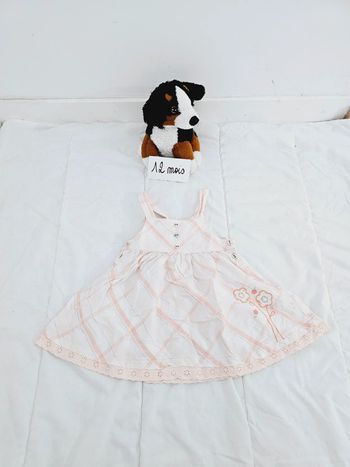 Robe à bretelles printemps été bébé fille 12 mois 1 an