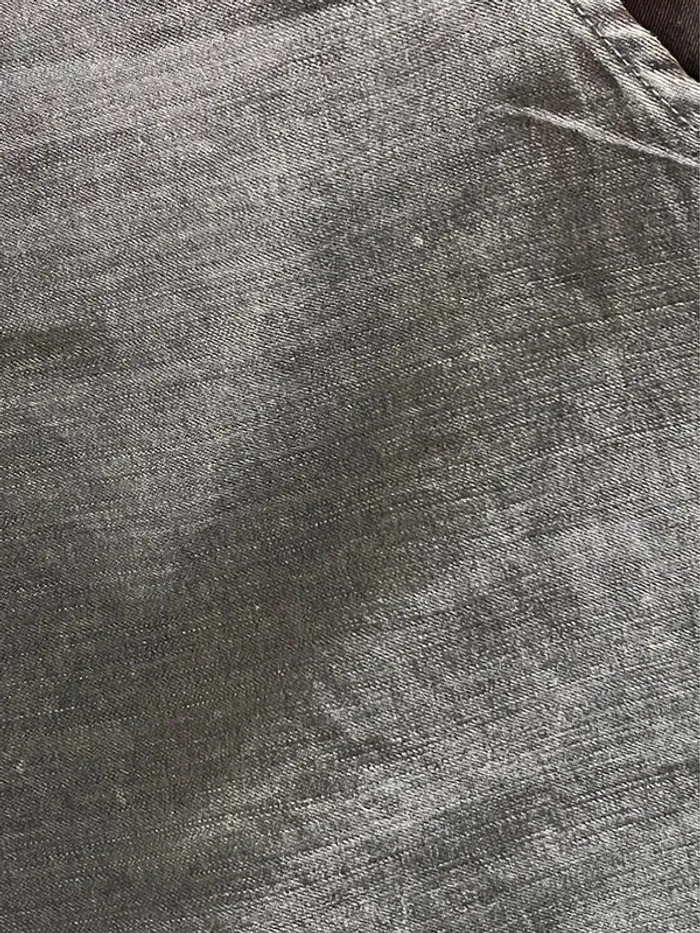 Chemise ou surchemise Levi’s taille S coupe ample oversized en jean gris / noir bleached délavé - photo numéro 15