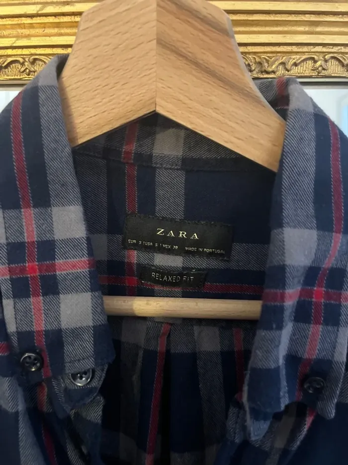 Chemise à carreaux Zara - photo numéro 2