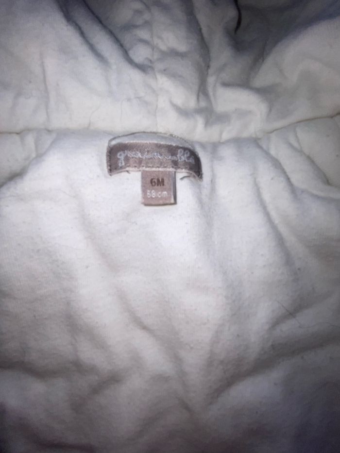 Manteau blanc en pilou pilou - photo numéro 2