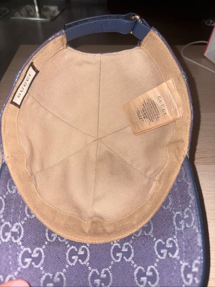 Casquette Gucci Dubai Bleue - photo numéro 2