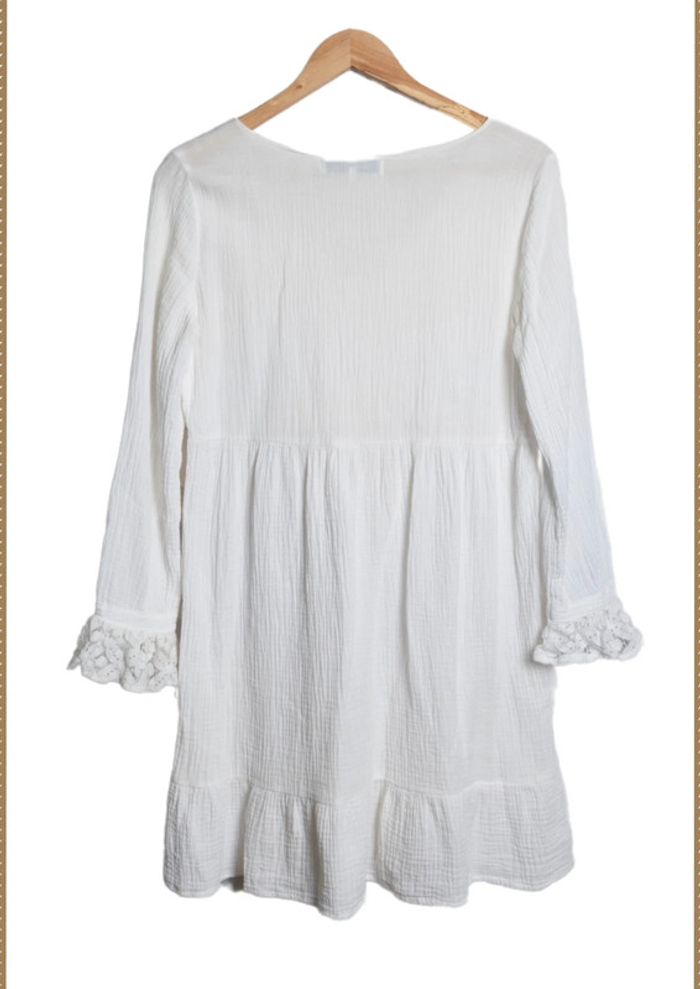 Robe blanche dentelle L’Atelier de Camille – Taille S - photo numéro 7