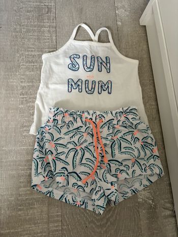 Ensemble bébé été fille taille 6 mois