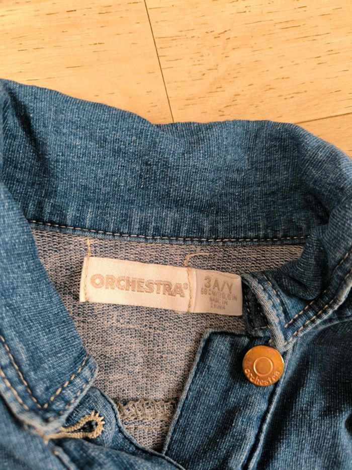 Veste en jeans orchestra 3ans - photo numéro 3