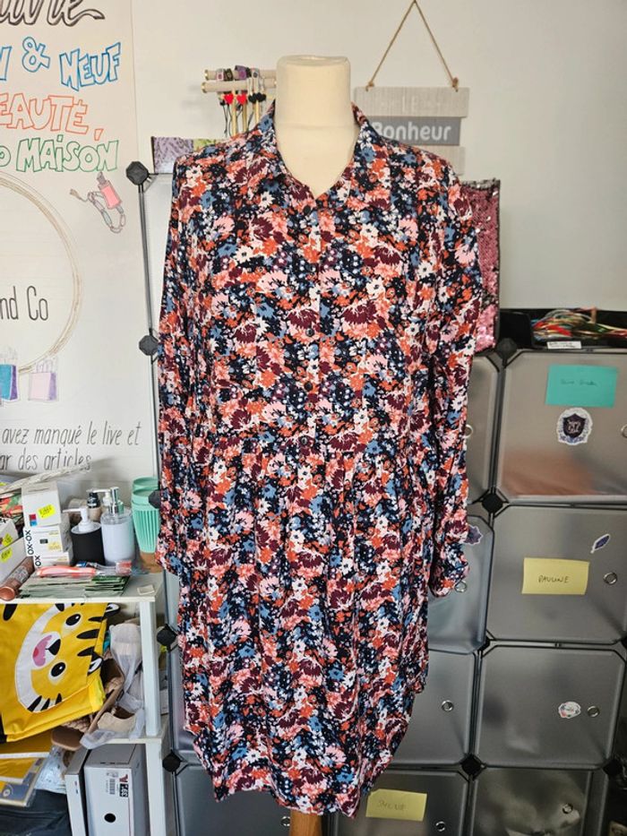 Robe fleurie 🌸 manches longues Kiabi 40 #lora11femme40