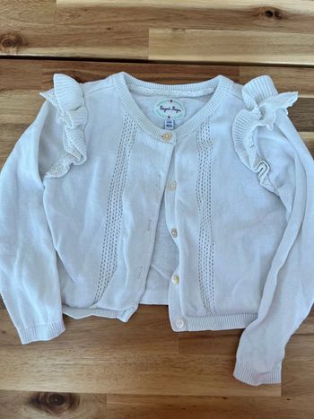 Gilet blanc sergent major - 3 ans