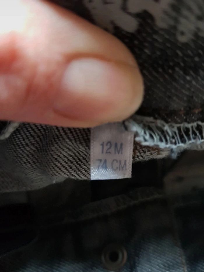 Jean Kidkanaï Gris/Noir 12 mois Garçon - photo numéro 6