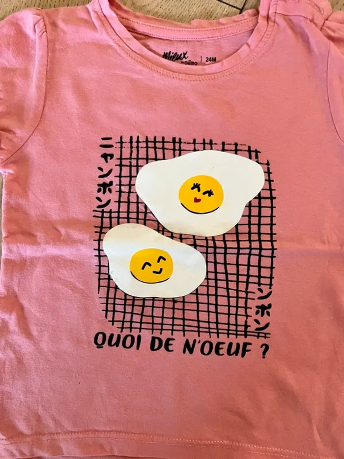 Lot de 11 tee-shirts MC taille 24 mois - photo numéro 4