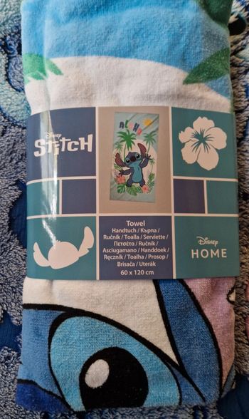 Serviette de bain / plage Stitch 60cm × 120 cm