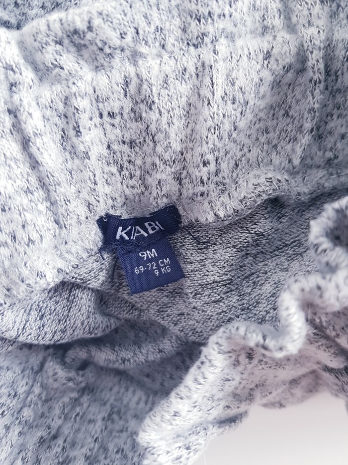 Kiabi - Pantalon sarouel en maille douce - Nœud à nouer à la taille (9 mois) - photo numéro 4